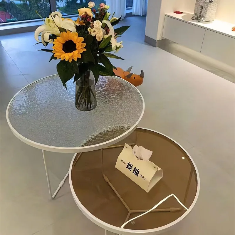 Simple modern light luxury small apartment coffee table Changhong glass coffee combination living room household
Simple modern light luxury small apartment coffee table Changhong glass coffee combination living room household