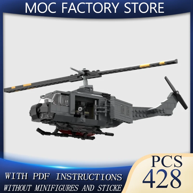 Moc Building Bricks Military Bell UH-1 Iroquois Fighter Model Technology Modular Blocks Construstion Toy DIY Set Assembly Gifts
Moc Building Bricks Military Bell UH-1 Iroquois Fighter Model Technology Modular Blocks Construstion Toy DIY Set Assembly Gifts