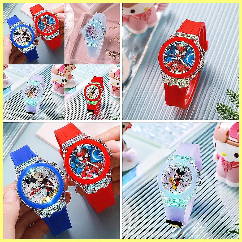 Детские часы Disney с фонариком, кукольные часы с изображением Микки и Минни для мальчиков и девочек, подарки на день рождения
Детские часы Disney с фонариком, кукольные часы с изображением Микки и Минни для мальчиков и девочек, подарки на день рождения