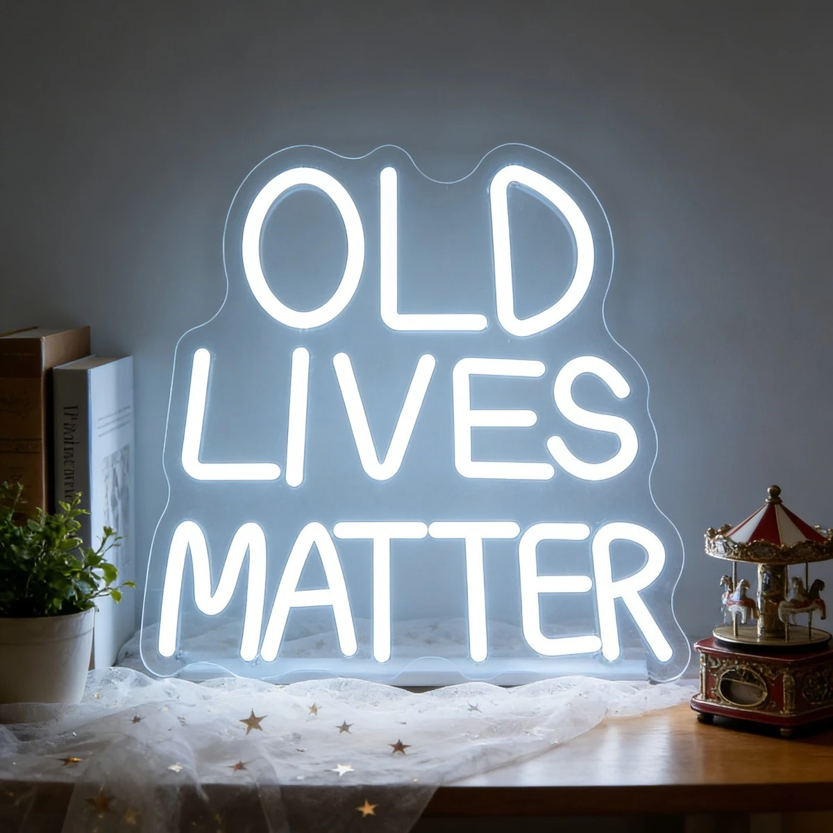 Неоновая вывеска «OLD LIVES MATTER» чисто белого цвета, ретро-декор для магазина, студии, дома, настенный декор, неоновая подсветка для спальни, вечеринки, бара, клуба, гостиной
Неоновая вывеска «OLD LIVES MATTER» чисто белого цвета, ретро-декор для магазина, студии, дома, настенный декор, неоновая подсветка для спальни, вечеринки, бара, клуба, гостиной