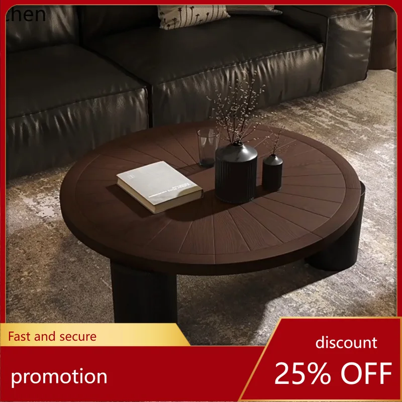 HXL Solid Wood Coffee Table Round Home Use Natural Wood Low Table Simple Design
HXL Solid Wood Coffee Table Round Home Use Natural Wood Low Table Simple Design