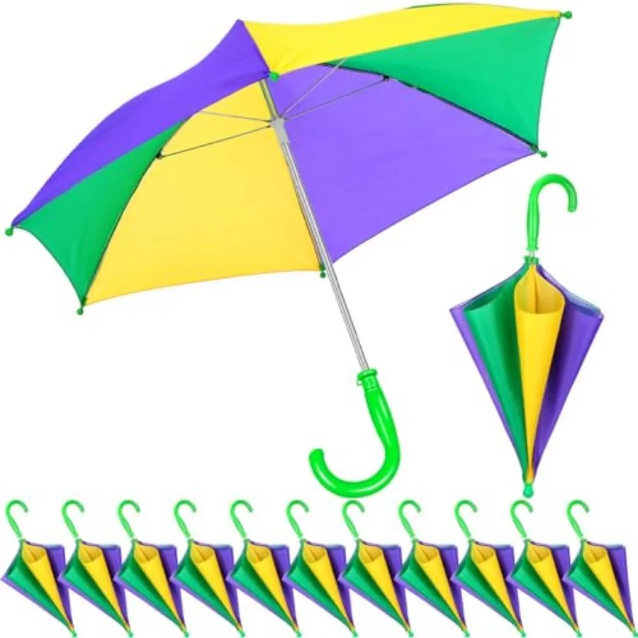 Hillban 12 Pcs Umbrella DIY Second Line Umbrella Parasol for Wedding Bridal Masquerade Party Accessories Gold, Full 32 Inch Arc
Hillban 12 Pcs Umbrella DIY Second Line Umbrella Parasol for Wedding Bridal Masquerade Party Accessories Gold, Full 32 Inch Arc