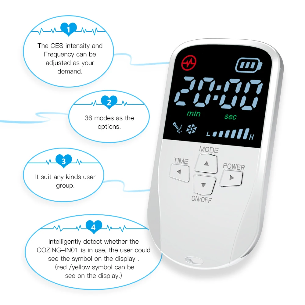 Sleep Aid Device CES Therapy Insomnia Sleep Helper Effective Anxiety Pressure Depress Relief Migraine Hypnosis EMS Tens Machine
Sleep Aid Device CES Therapy Insomnia Sleep Helper Effective Anxiety Pressure Depress Relief Migraine Hypnosis EMS Tens Machine