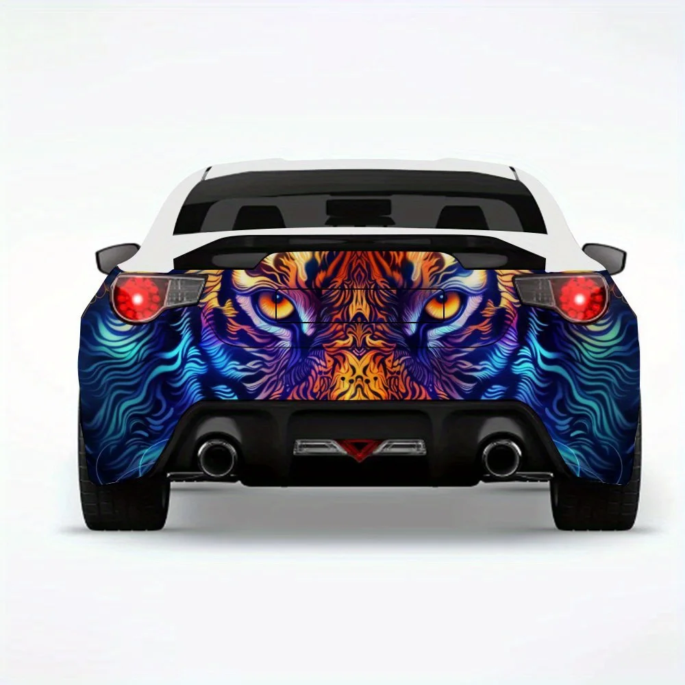 Colorful Tiger Head Car Sticker-Vinyl Decal for Car Rear, Waterproof Self-Adhesive Vinyl Stickers for Vehicle Tail & Bumper, Dec
Colorful Tiger Head Car Sticker-Vinyl Decal for Car Rear, Waterproof Self-Adhesive Vinyl Stickers for Vehicle Tail & Bumper, Dec