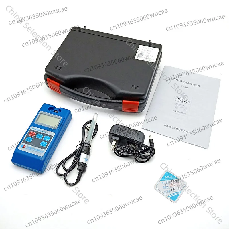 Handheld WT103 Gauss Meter Magnetic Field Tester Magnetometer Tesla Meter High Precision Magnetic Force 0.01MT
Handheld WT103 Gauss Meter Magnetic Field Tester Magnetometer Tesla Meter High Precision Magnetic Force 0.01MT