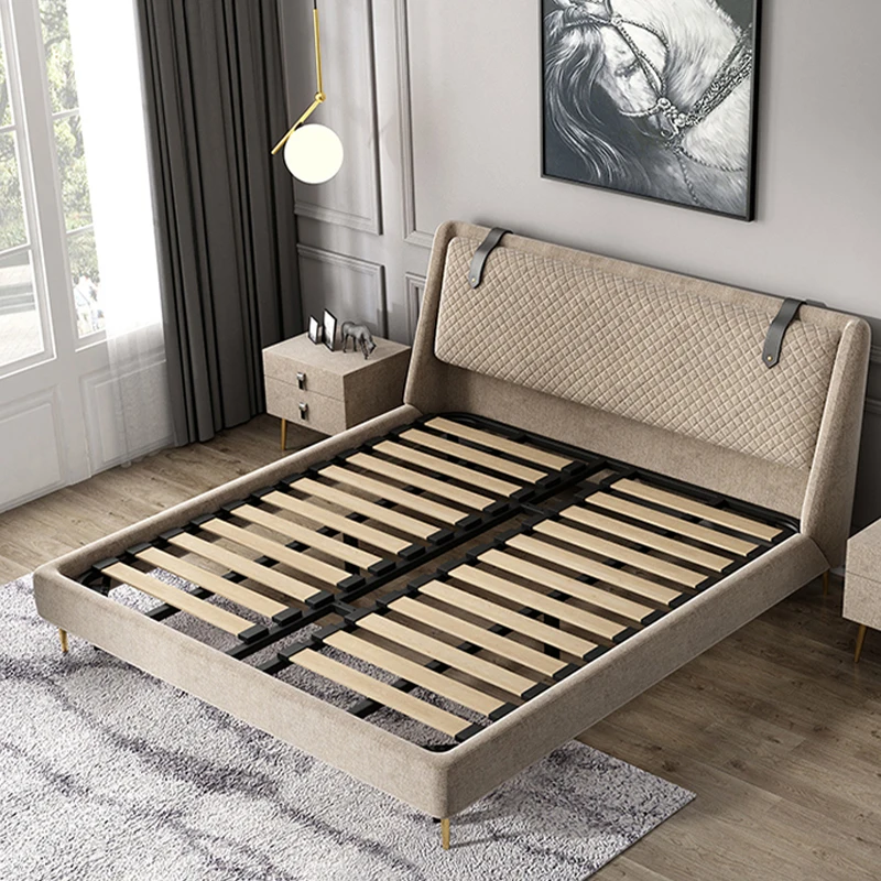 Nordic Removable Washable Cotton Linen Bed Modern Minimalist Master Bedroom Double Light Luxury Bed I.5 Meters Furniture Supplie
Nordic Removable Washable Cotton Linen Bed Modern Minimalist Master Bedroom Double Light Luxury Bed I.5 Meters Furniture Supplie