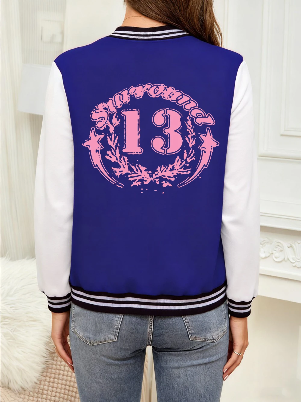 Спортивная городская звезда номер 13, куртки с буквенным принтом, женские зимние теплые бейсбольные майки, повседневные карманные пальто, хлопковая свободная одежда
Спортивная городская звезда номер 13, куртки с буквенным принтом, женские зимние теплые бейсбольные майки, повседневные карманные пальто, хлопковая свободная одежда