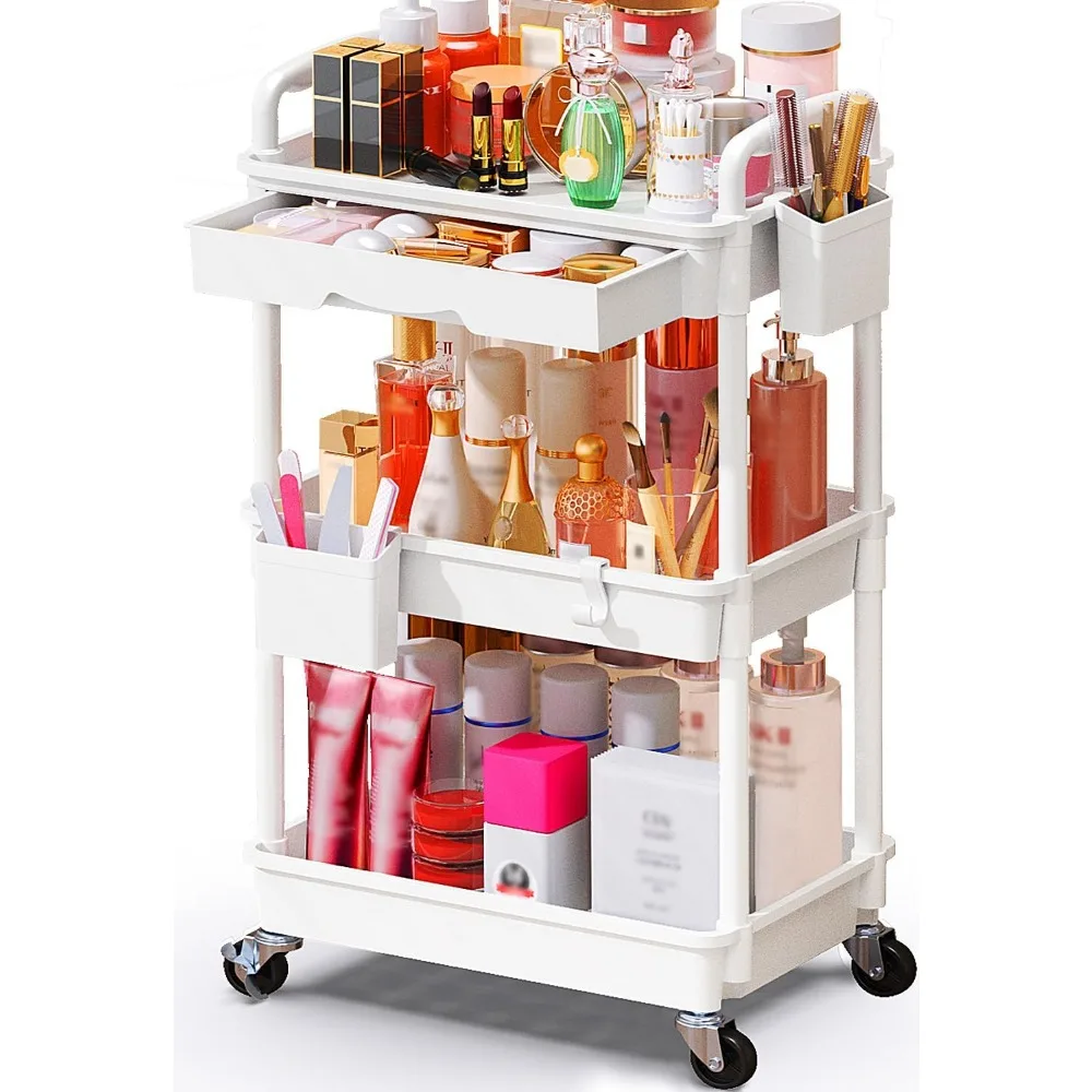 Rolling Drawer Storage Cart for Cosmetics Skincare Perfume Nail Polish White
Rolling Drawer Storage Cart for Cosmetics Skincare Perfume Nail Polish White