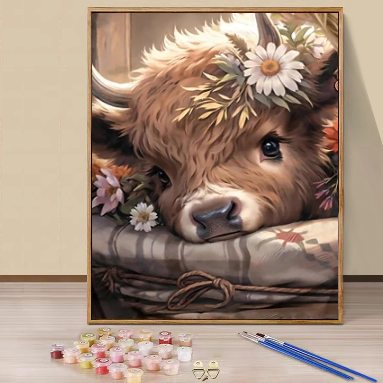 Paint by Numbers - 40x50cm, Yak Painting Kits for Beginners on Colored Canvas, Easy DIY Art for Home Decor Gift (No Frame)
Paint by Numbers - 40x50cm, Yak Painting Kits for Beginners on Colored Canvas, Easy DIY Art for Home Decor Gift (No Frame)