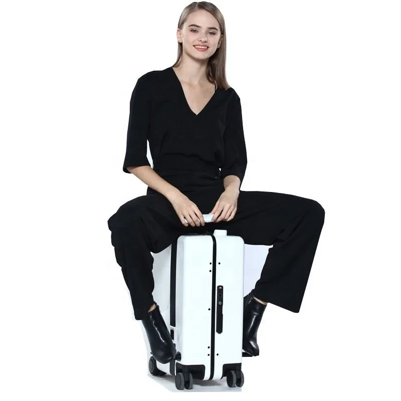 New Arrival Hot Smart Riding Scooter Luggage Automatic Following Mobile APP Remote Controller Travel Businees Suitcase
New Arrival Hot Smart Riding Scooter Luggage Automatic Following Mobile APP Remote Controller Travel Businees Suitcase