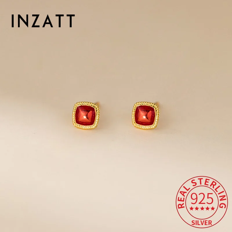 INZATT настоящее серебро 925 пробы квадратные геометрические мини-серьги-гвоздики для женщин классические ювелирные изделия легкие роскошные аксессуары
INZATT настоящее серебро 925 пробы квадратные геометрические мини-серьги-гвоздики для женщин классические ювелирные изделия легкие роскошные аксессуары