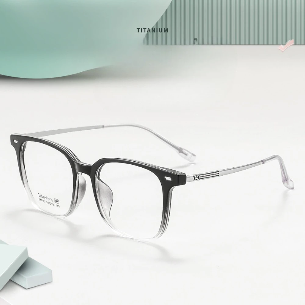 Pure titanium glasses frame girls square large plain glasses frame modified face glasses frame
Pure titanium glasses frame girls square large plain glasses frame modified face glasses frame