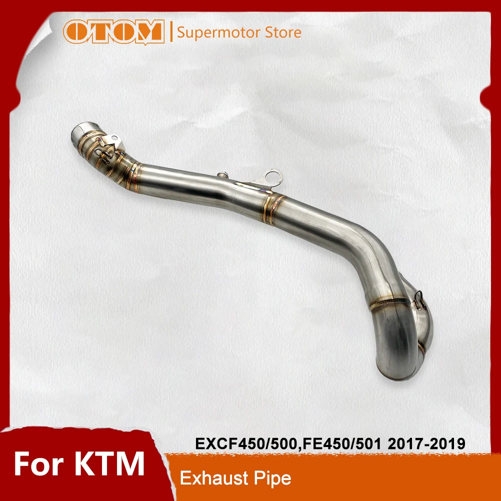 OTOM Motorcycle Exhaust Pipe Header Stainless Steel For KTM EXCF450/500 2017-2019 HUSQVARNA FE450/501 2017-2019 Accessories Bike
OTOM Motorcycle Exhaust Pipe Header Stainless Steel For KTM EXCF450/500 2017-2019 HUSQVARNA FE450/501 2017-2019 Accessories Bike