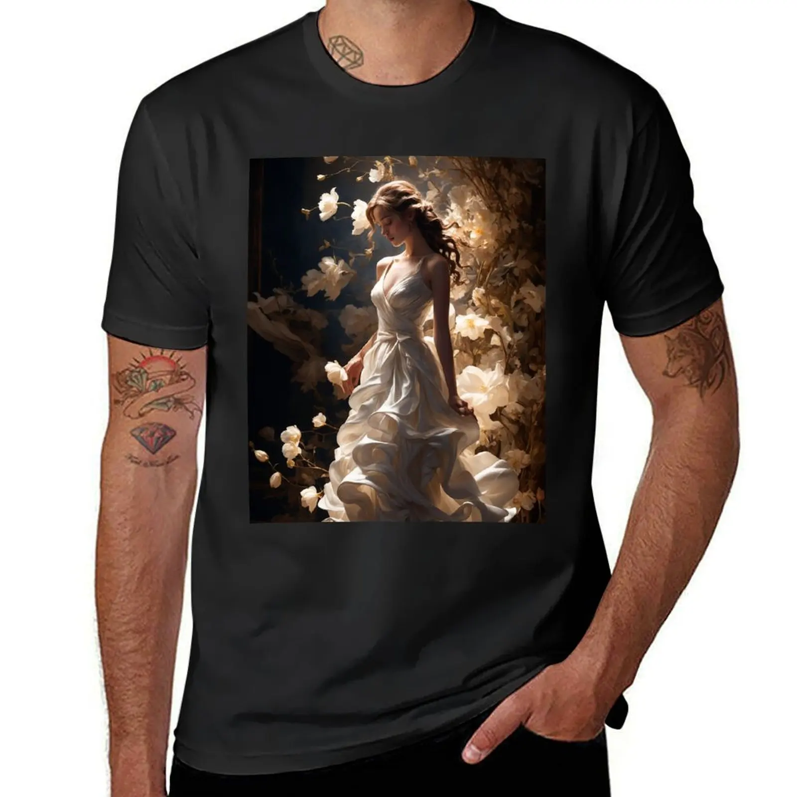 Beautiful Woman In A White Dress T-Shirt new edition boys whites cute clothes t shirt men
Beautiful Woman In A White Dress T-Shirt new edition boys whites cute clothes t shirt men