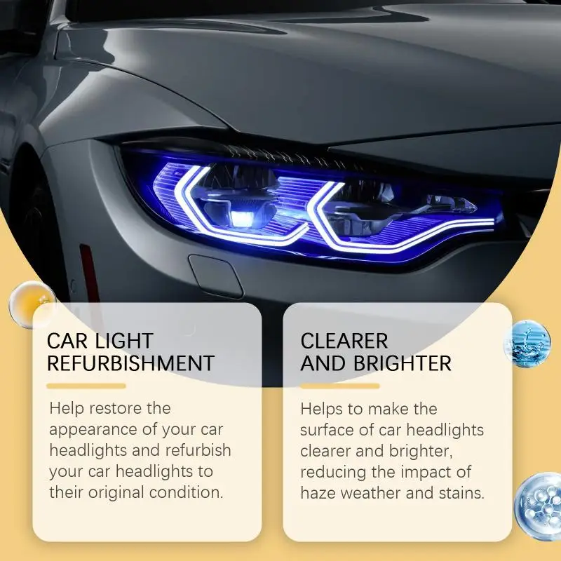 Car Lens Polishing Restoration Fluid Restores Headlight Brightness Anti Oxidation Protection for Daily Use
Car Lens Polishing Restoration Fluid Restores Headlight Brightness Anti Oxidation Protection for Daily Use