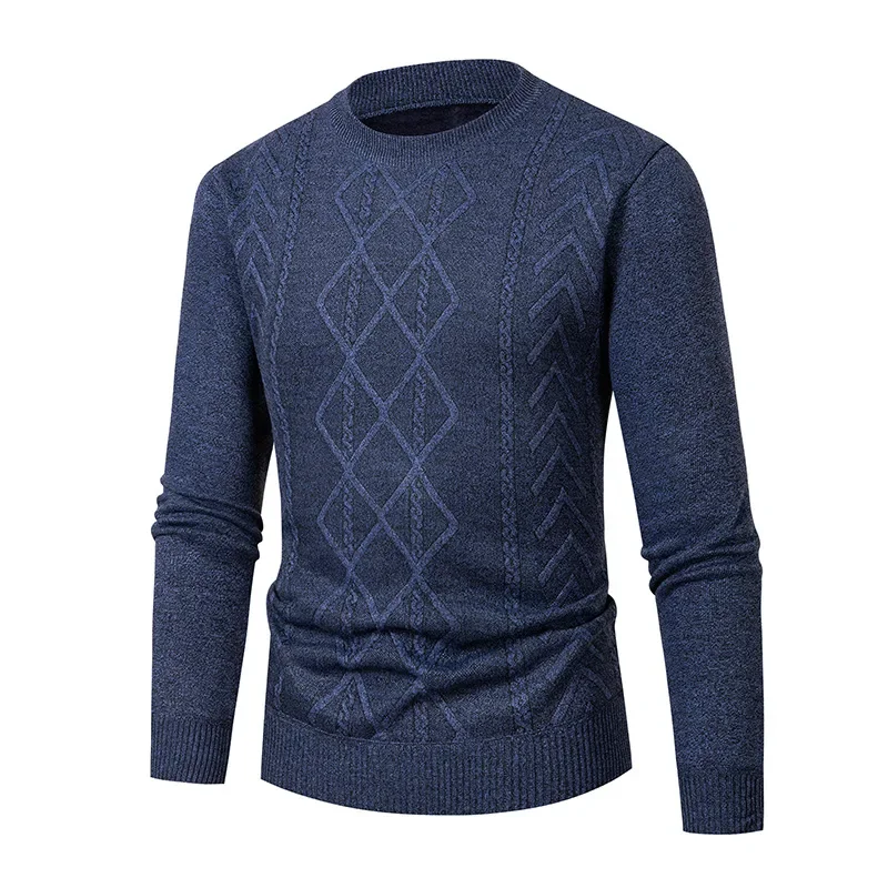 Autumn and Winter Thick Warm Sweater Round Neck Long Sleeve Knit Solid Jacquard Loose Fit Daily Men's Underlay
Autumn and Winter Thick Warm Sweater Round Neck Long Sleeve Knit Solid Jacquard Loose Fit Daily Men's Underlay