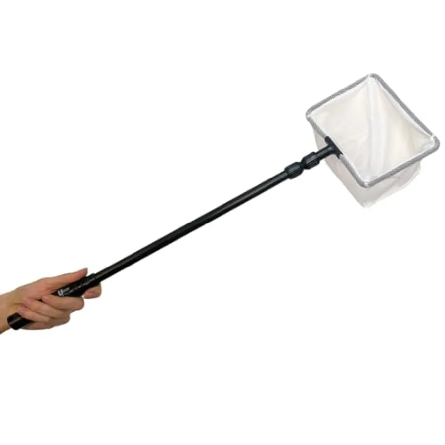 Aquarium Fish Net with Extendable 22"-33" Handle, Telescopic Fish Tank Nets, Fine Mesh Net for Fish and Shrimp Catching, Ponds,
Aquarium Fish Net with Extendable 22"-33" Handle, Telescopic Fish Tank Nets, Fine Mesh Net for Fish and Shrimp Catching, Ponds,