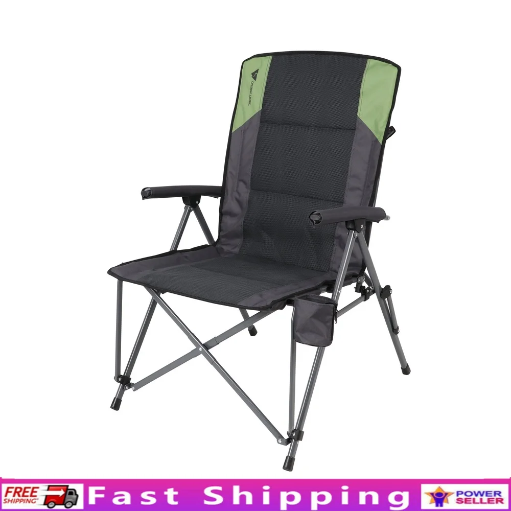 High Back Hard Arm Camping Chair with Cup Holder Lightweight Foldable Durable Steel Frame Compact Storage Adult Outdoor Chair
High Back Hard Arm Camping Chair with Cup Holder Lightweight Foldable Durable Steel Frame Compact Storage Adult Outdoor Chair