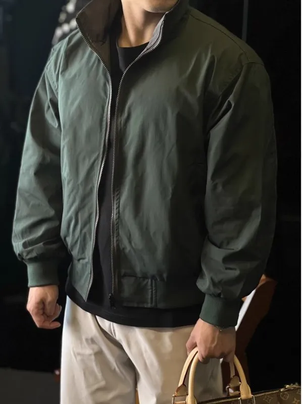 Легкая повседневная куртка с воротником-стойкой, мужская весенне-осенняя свободная футболка-стойка для поездок на работу, молодежное пальто
Легкая повседневная куртка с воротником-стойкой, мужская весенне-осенняя свободная футболка-стойка для поездок на работу, молодежное пальто