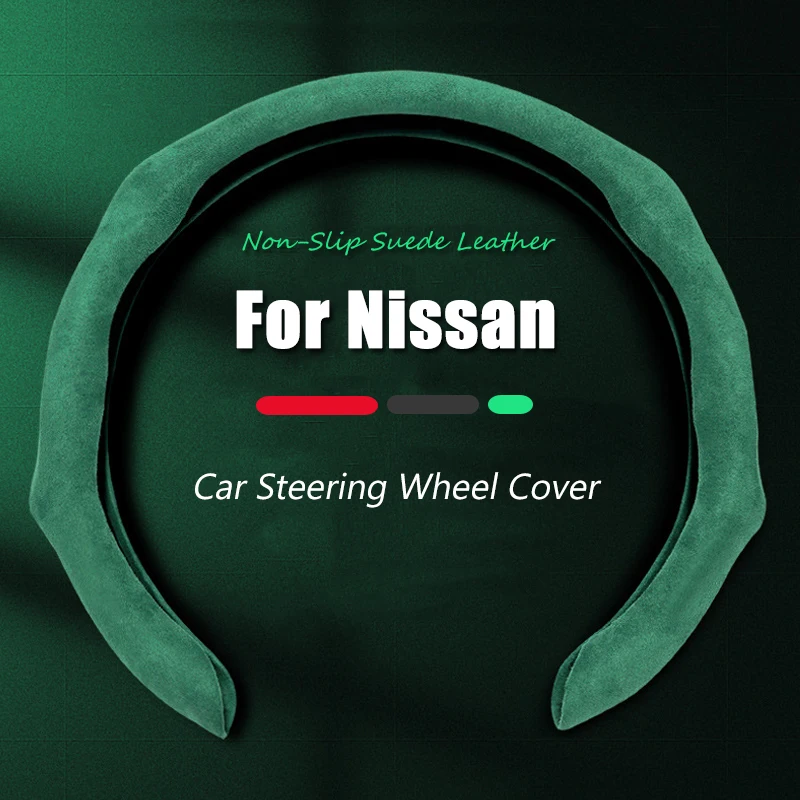 5D Premium Sports Suede Breathable Non-slip Car Steering Wheel Cover For Nissan Qashqai Juke Leaf Micra K12 Note Patrol X-trail
5D Premium Sports Suede Breathable Non-slip Car Steering Wheel Cover For Nissan Qashqai Juke Leaf Micra K12 Note Patrol X-trail