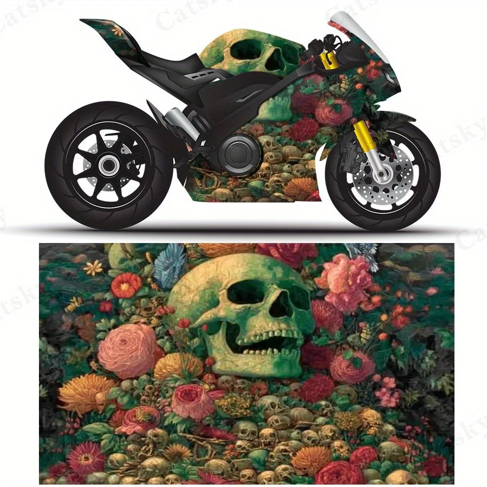 Черепа и цветы, материал ПВХ, самоклеящаяся водонепроницаемая наклейка для мотоцикла и автомобиля, прочная и противоизносная, водонепроницаемая и солнцезащитная.
Черепа и цветы, материал ПВХ, самоклеящаяся водонепроницаемая наклейка для мотоцикла и автомобиля, прочная и противоизносная, водонепроницаемая и солнцезащитная.