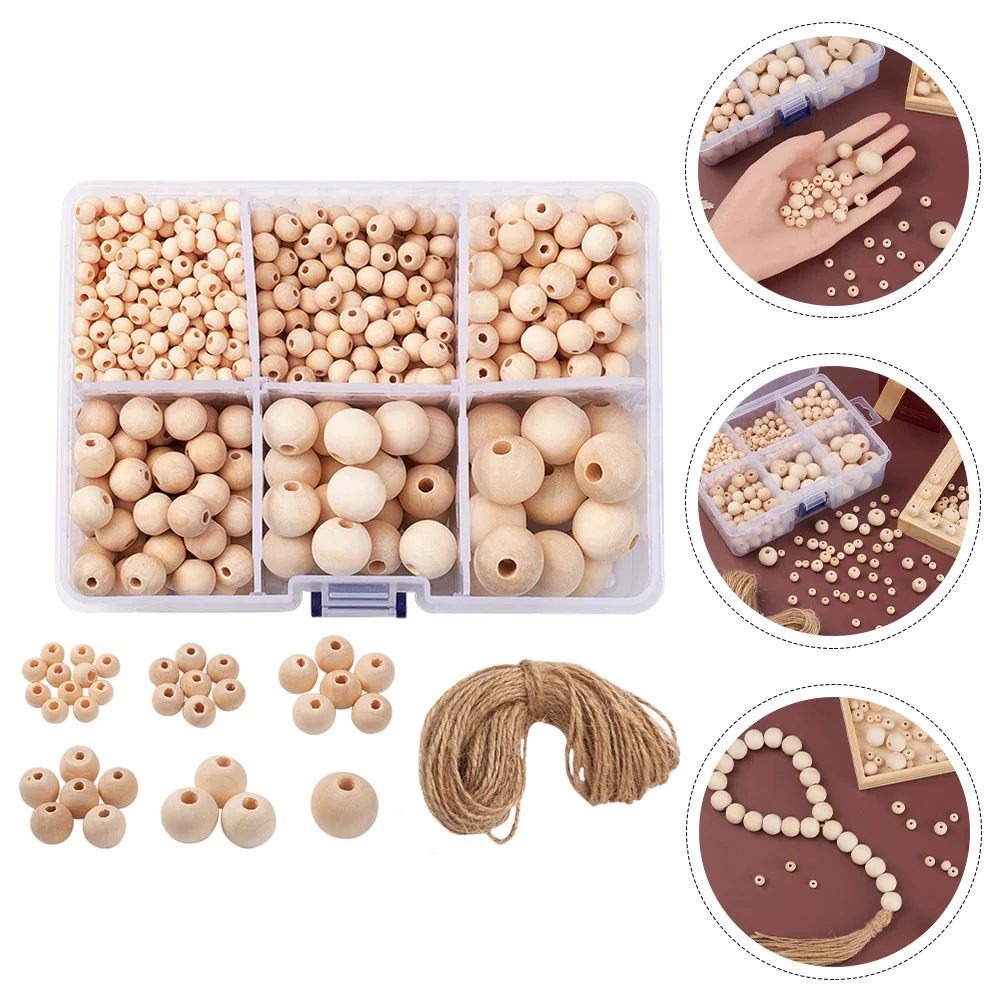 Wood Beads Box Round Natural Crafts DIY Jewelry Bracelet Supplies Loose Beads Smooth Surface Family Gifts Sewing
Wood Beads Box Round Natural Crafts DIY Jewelry Bracelet Supplies Loose Beads Smooth Surface Family Gifts Sewing