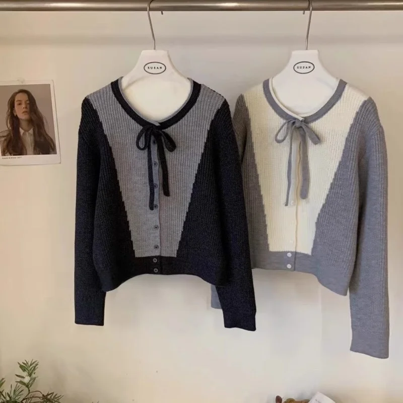Spring 2026 Susan Design Sensation Knot Spliced Knitted Sweater Women's Open Cardigan Casual Loose Fit V-neck Long ...
Spring 2026 Susan Design Sensation Knot Spliced Knitted Sweater Women's Open Cardigan Casual Loose Fit V-neck Long ...