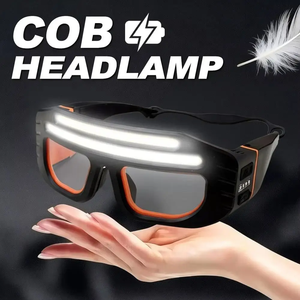 Multi-functional Eyeglass Lamp Wave Sensor Control Type-C Charging LED Flashlight Ultra Light Rechargeable Headlight for 800mah
Multi-functional Eyeglass Lamp Wave Sensor Control Type-C Charging LED Flashlight Ultra Light Rechargeable Headlight for 800mah
