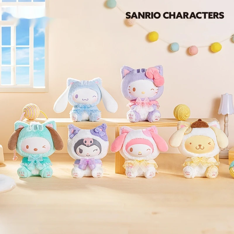 Genuine Sanrio Family Doby Cat Plush Blind Box Kuromi My Melody Ornament Hellokitty Doll Trend Toy Children Birthday Gift
Genuine Sanrio Family Doby Cat Plush Blind Box Kuromi My Melody Ornament Hellokitty Doll Trend Toy Children Birthday Gift