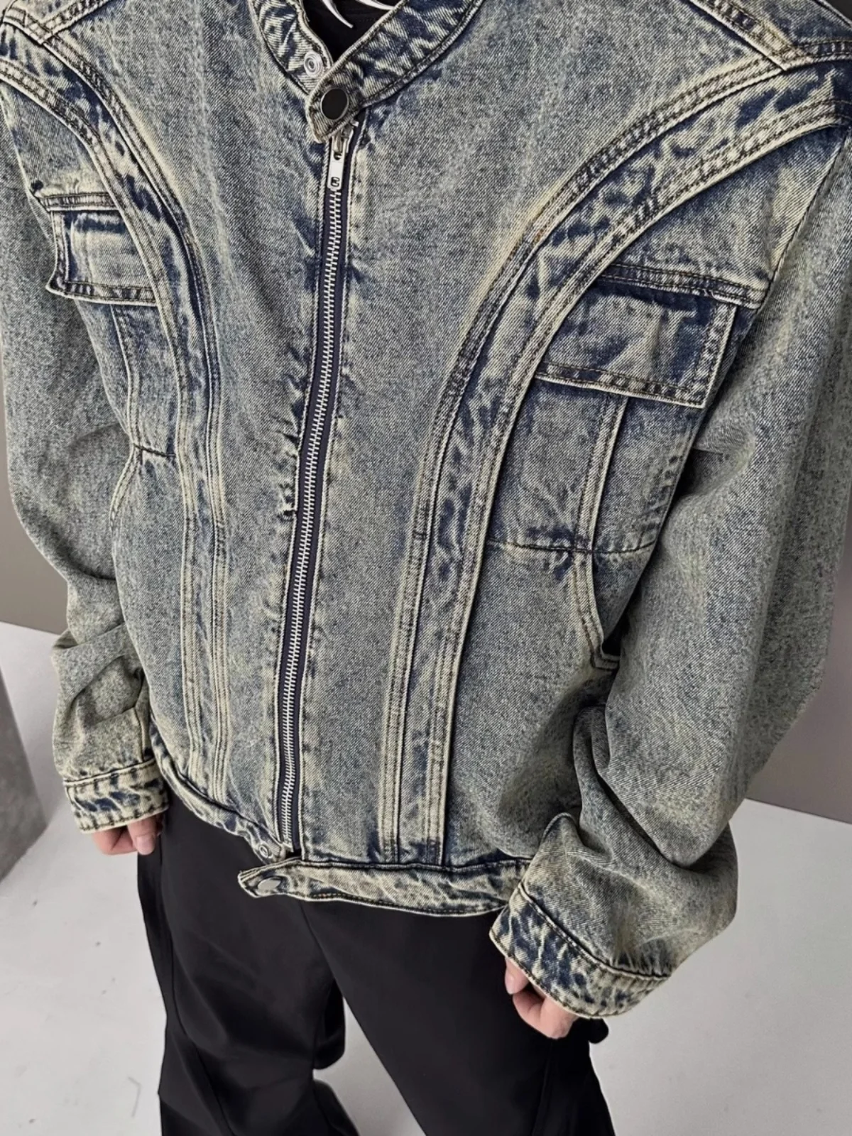 Джинсовый джинсовый джерт в стиле ретро в американском стиле High Street Heavy Du Waed с подкладкой, мужской весенне-осенний свободный модный лоскутный джинт
Джинсовый джинсовый джерт в стиле ретро в американском стиле High Street Heavy Du Waed с подкладкой, мужской весенне-осенний свободный модный лоскутный джинт