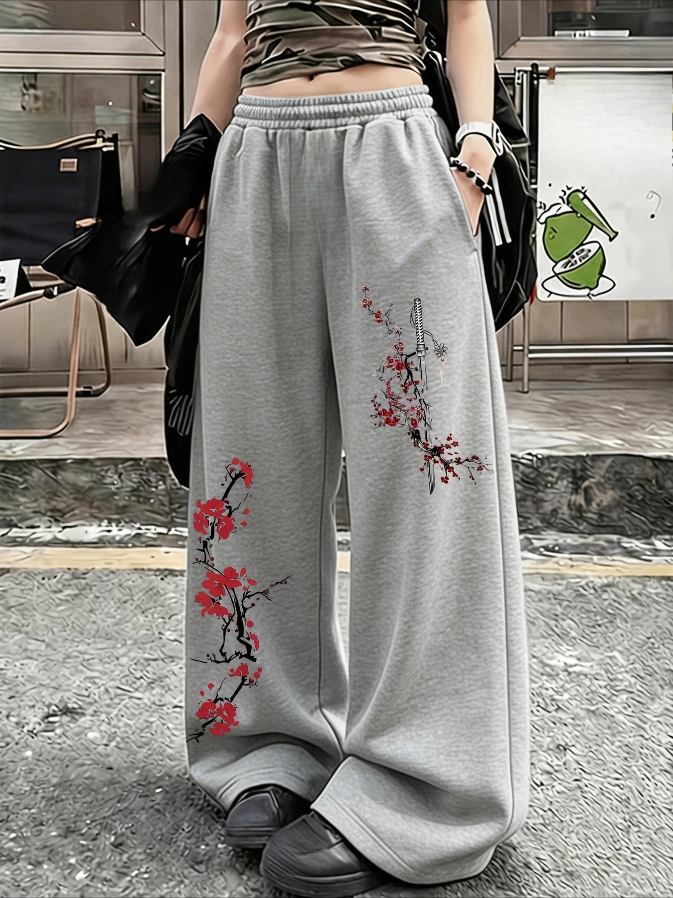 Japanese Style Gothic Style Men's Long Pants Printed 3DStraight Leg Pants Casual Street Pants Women's Loose Pants Harajuku Style
Japanese Style Gothic Style Men's Long Pants Printed 3DStraight Leg Pants Casual Street Pants Women's Loose Pants Harajuku Style