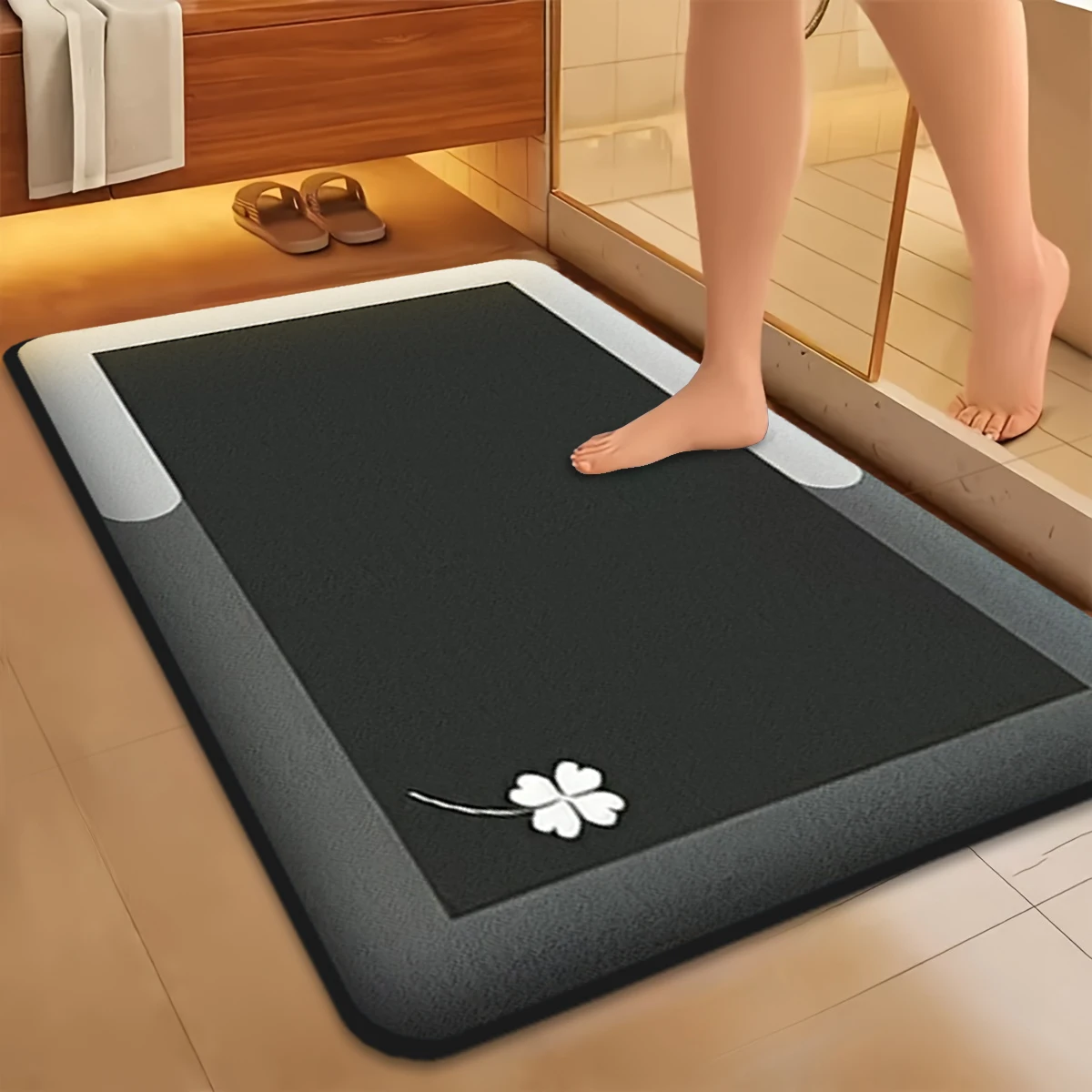 Flannel Thickened Absorbent Bathroom Floor Mat Printed Toilet Non-slip Foot Mat Bedroom Square Carpet Entrance Mat
Flannel Thickened Absorbent Bathroom Floor Mat Printed Toilet Non-slip Foot Mat Bedroom Square Carpet Entrance Mat