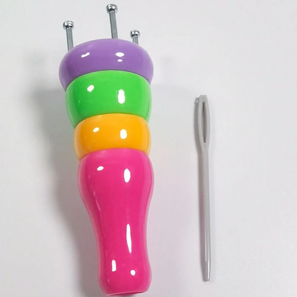 2pcs Plastic Knitting Tool Spool Knitter Diy Yarn Weaving Machine Durable Abs Material Lightweight Compact Design For Bracelets
2pcs Plastic Knitting Tool Spool Knitter Diy Yarn Weaving Machine Durable Abs Material Lightweight Compact Design For Bracelets