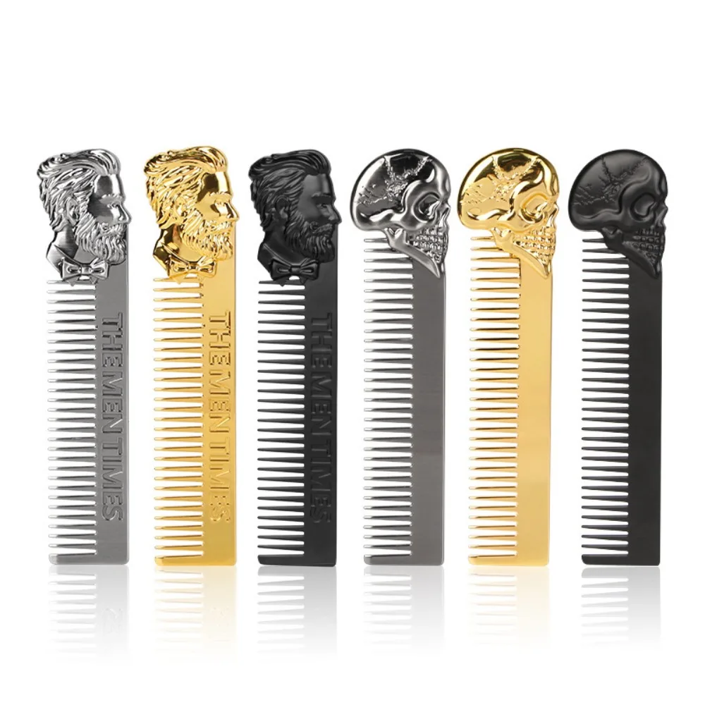 Pocket Size Barber Styling Metal Comb Anti-knots Professional Men Beard Comb Zinc Alloy Portable Mustache Care Shaping Tools
Pocket Size Barber Styling Metal Comb Anti-knots Professional Men Beard Comb Zinc Alloy Portable Mustache Care Shaping Tools