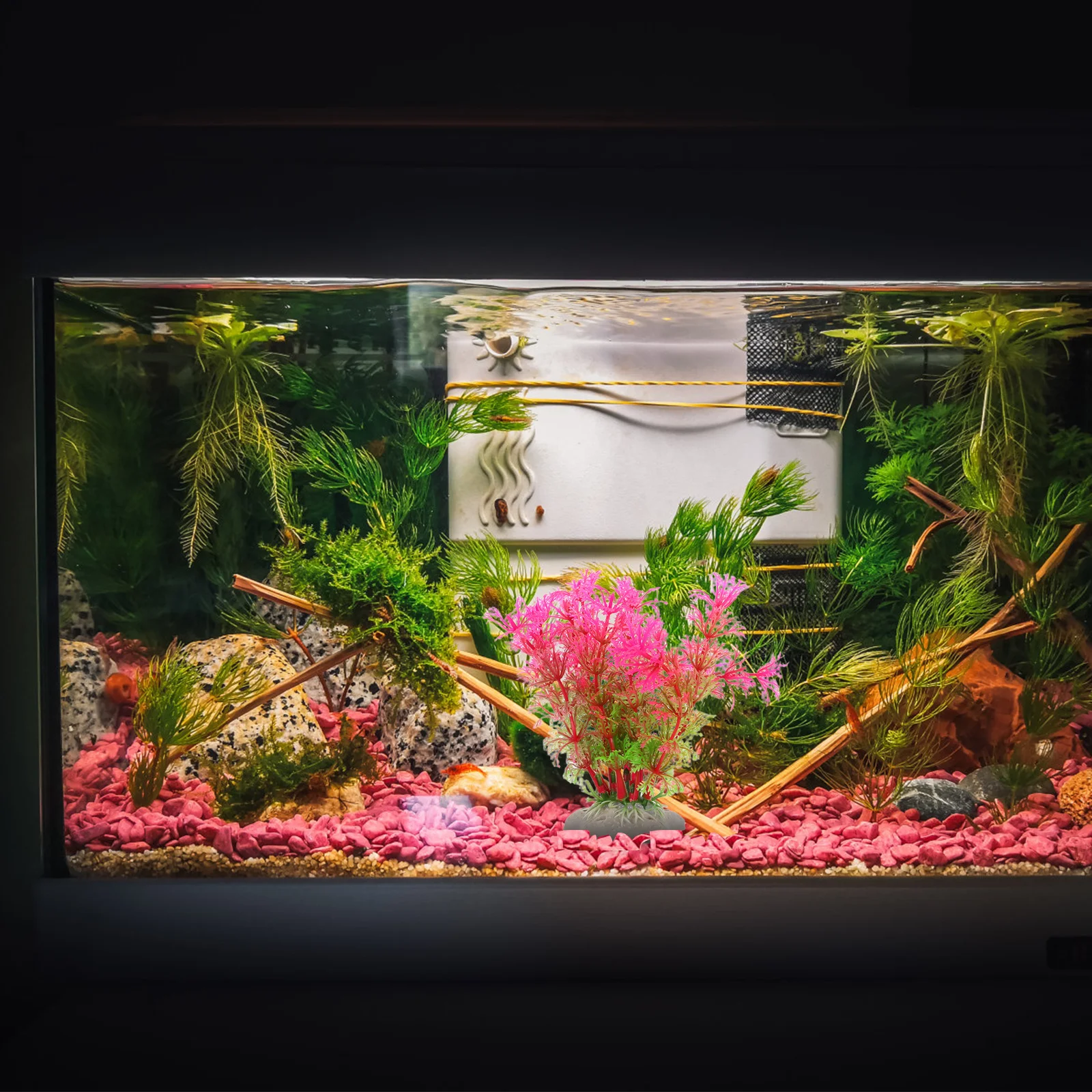 6Pcs Lifelike Aquarium Fake Aquatic Plants Premium Pe Material Artificial Water Grass for Fish Tank Decorations Freshwater
6Pcs Lifelike Aquarium Fake Aquatic Plants Premium Pe Material Artificial Water Grass for Fish Tank Decorations Freshwater