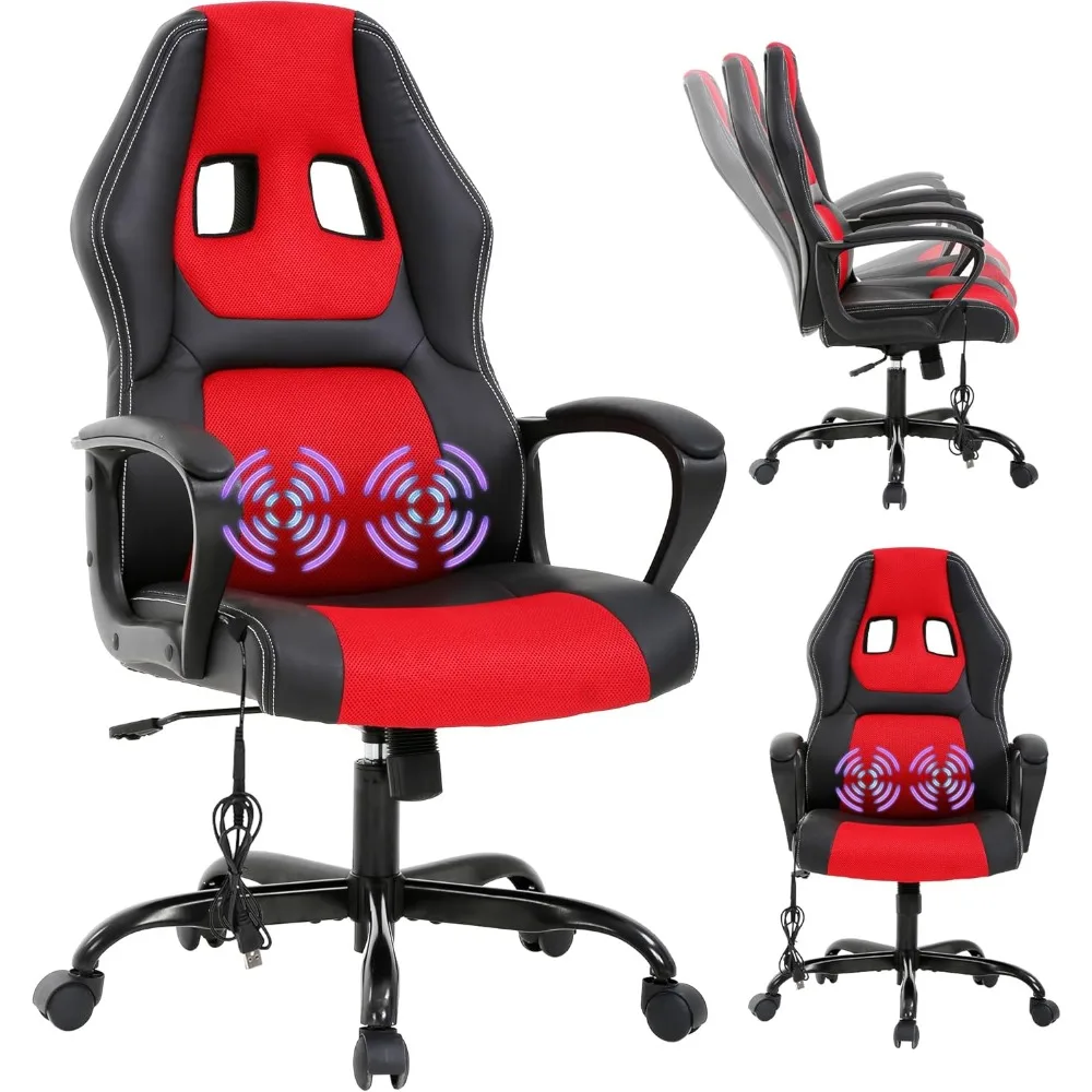 Ergonomic Massage Gaming Chair - Leather Racing Style, Comfortable for Adults & Kids
Ergonomic Massage Gaming Chair - Leather Racing Style, Comfortable for Adults & Kids