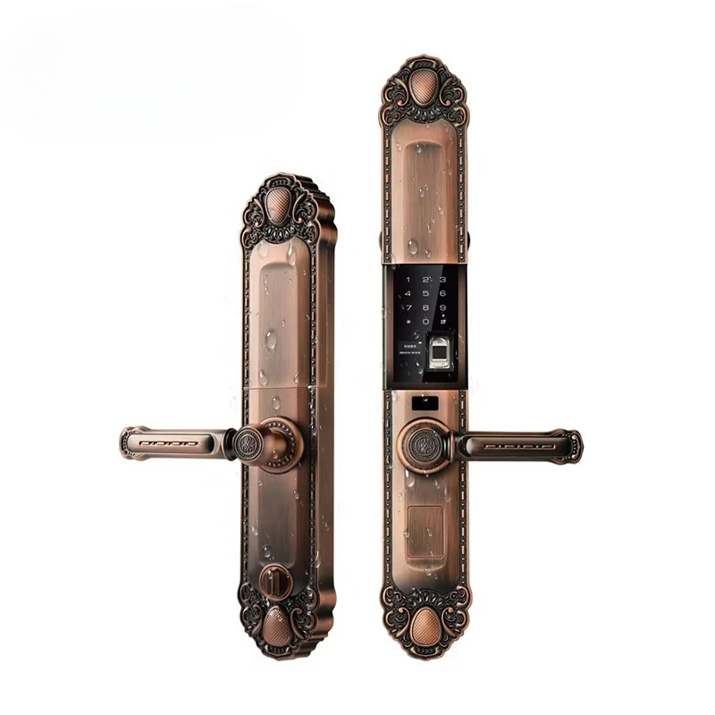 Роскошный умный замок, водонепроницаемый IP65, отпечаток пальца, пароль, ключ, дверной замок для виллы с приложением Tuya
Роскошный умный замок, водонепроницаемый IP65, отпечаток пальца, пароль, ключ, дверной замок для виллы с приложением Tuya