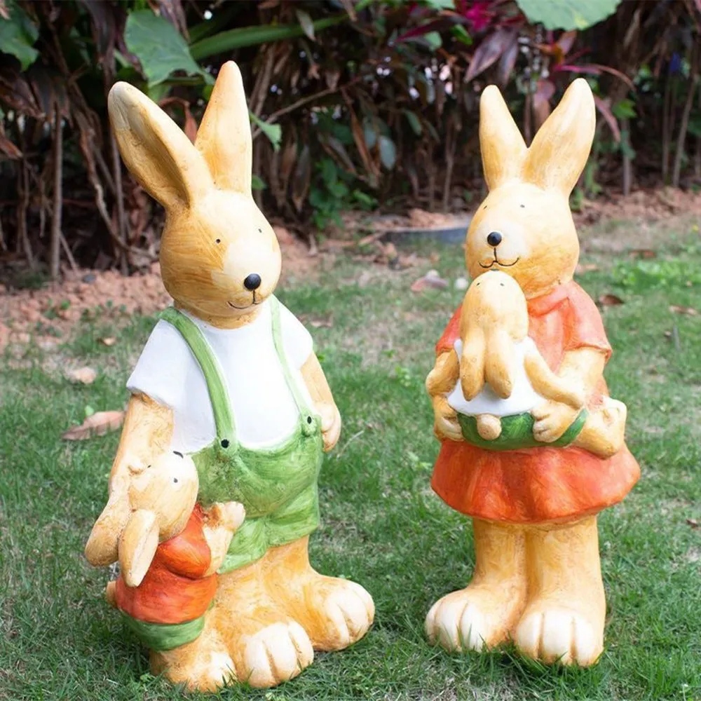Garden Cartoon Simulation Rabbit Family Resin Statue Ornament Crafts sculpture decorative courtyard landscape lights Party Home
Garden Cartoon Simulation Rabbit Family Resin Statue Ornament Crafts sculpture decorative courtyard landscape lights Party Home