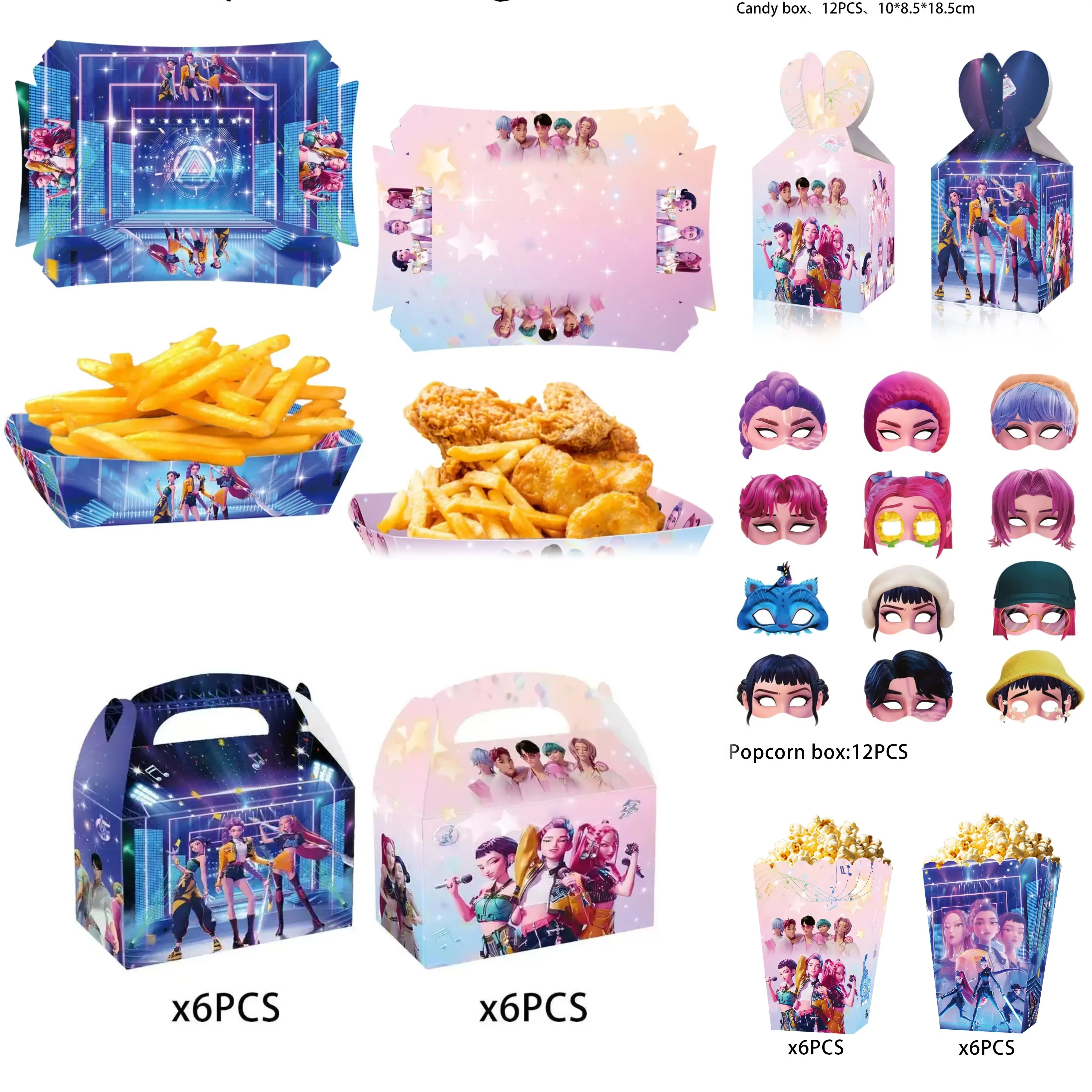 12 шт. Kpop Demon одноразовые столовые приборы охотники маска день рождения косплей вечерние реквизит для фотосессии украшения фестиваль вечерние подарок
12 шт. Kpop Demon одноразовые столовые приборы охотники маска день рождения косплей вечерние реквизит для фотосессии украшения фестиваль вечерние подарок