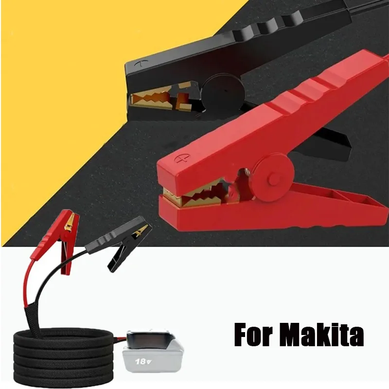 NEW 8 Gauge 6.5ft Car Battery Ignitor Car Emergency Power Supply Kit for Makita 18V Li-ion Battery Car Jump Start Cable
NEW 8 Gauge 6.5ft Car Battery Ignitor Car Emergency Power Supply Kit for Makita 18V Li-ion Battery Car Jump Start Cable