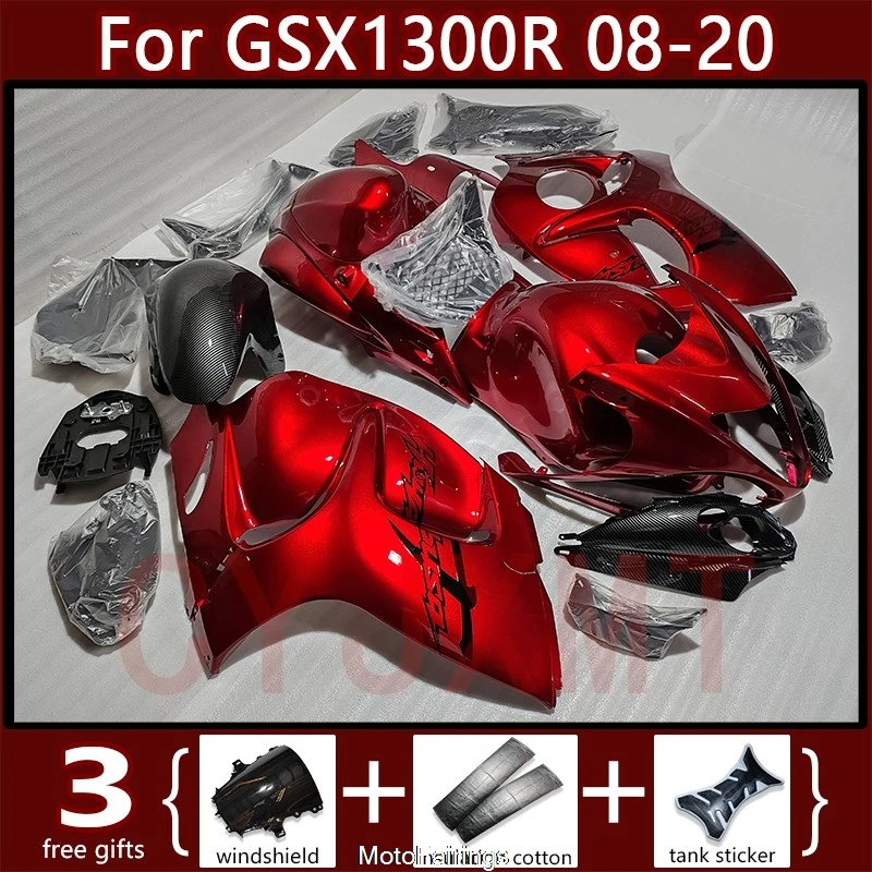 Carbon Fibre Motorcycle Fairings Kit for SUZUKI GSXR 1300 CC 2008-2020 Fairing Parts gsxr1300 08-20 Plastic Tank
Carbon Fibre Motorcycle Fairings Kit for SUZUKI GSXR 1300 CC 2008-2020 Fairing Parts gsxr1300 08-20 Plastic Tank