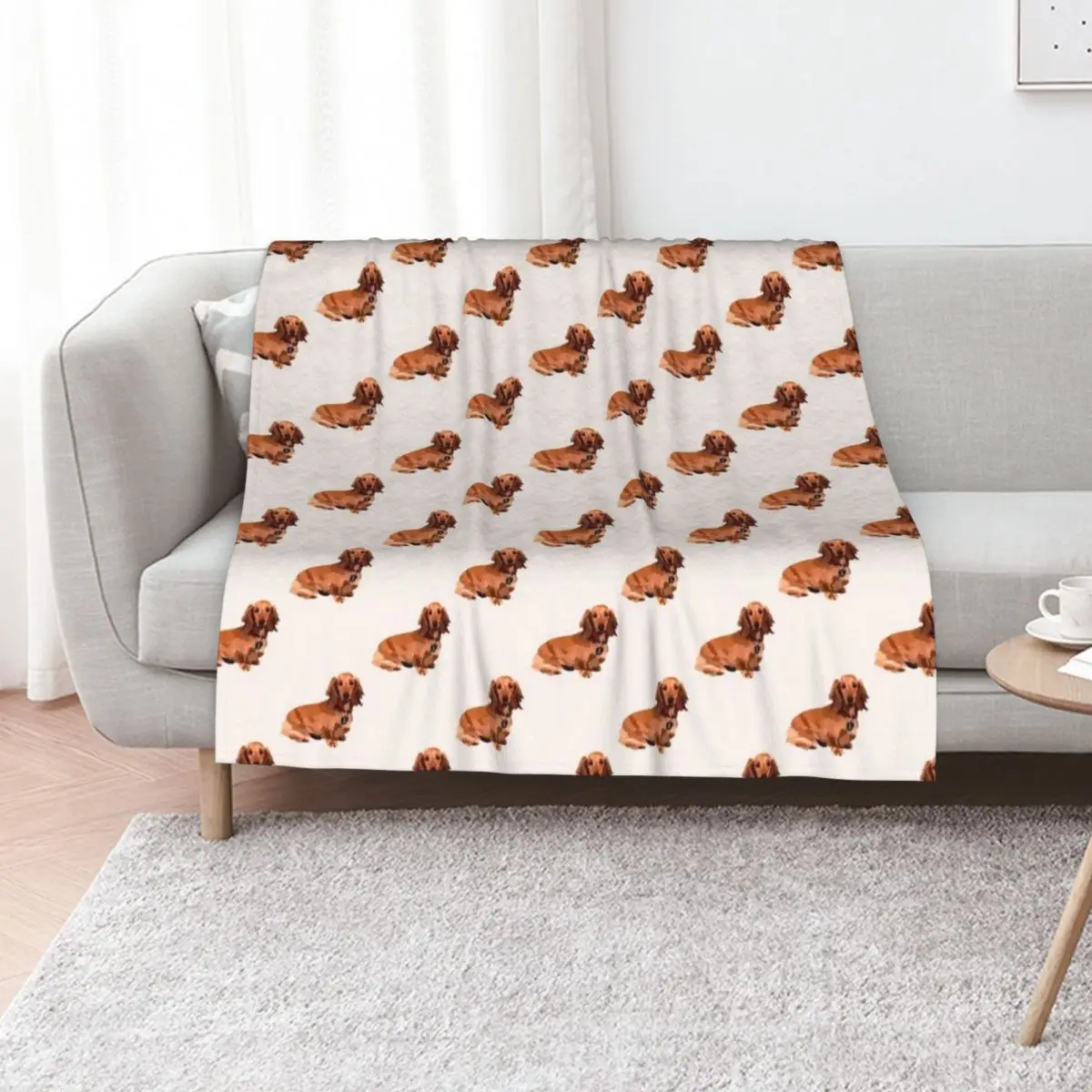 Long haired dachshund Throw Blanket Warm Plush Fuzzy Blanket for Living Room
Long haired dachshund Throw Blanket Warm Plush Fuzzy Blanket for Living Room