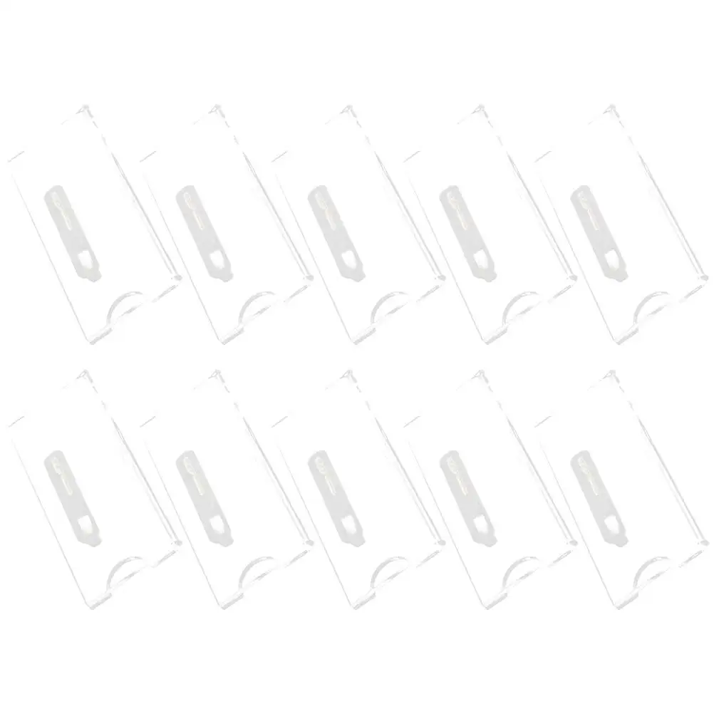10pcs Acrylic Badge Holders 7X3cm ID Card Cases for School Office Meetings Employee Tag Student License
10pcs Acrylic Badge Holders 7X3cm ID Card Cases for School Office Meetings Employee Tag Student License