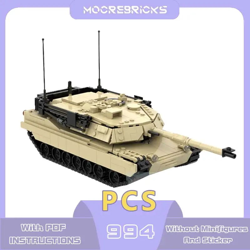 MOC-211446 Military Series M1A1 Abrams Model Tank Building Blocks DIY Assembly Technology Bricks Desktop Display Toys Gifts
MOC-211446 Military Series M1A1 Abrams Model Tank Building Blocks DIY Assembly Technology Bricks Desktop Display Toys Gifts