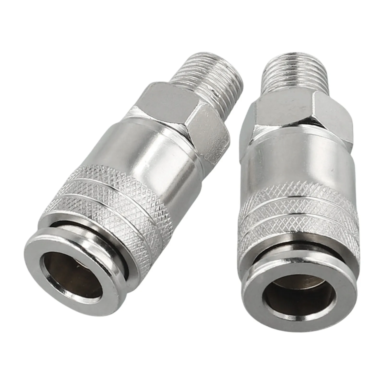Connector Pneumatic Fitting Male Thread Metal Quick Connector Replacement 12.5mm EU Standard For Air Compressor 2pcs
Connector Pneumatic Fitting Male Thread Metal Quick Connector Replacement 12.5mm EU Standard For Air Compressor 2pcs