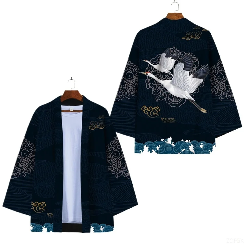 Xianhe Printed Chinese Style Daoist Robe Coat for Men Oversized Thin Shirt Casual Trendy Brand New Seven Sleeve Cloak
Xianhe Printed Chinese Style Daoist Robe Coat for Men Oversized Thin Shirt Casual Trendy Brand New Seven Sleeve Cloak