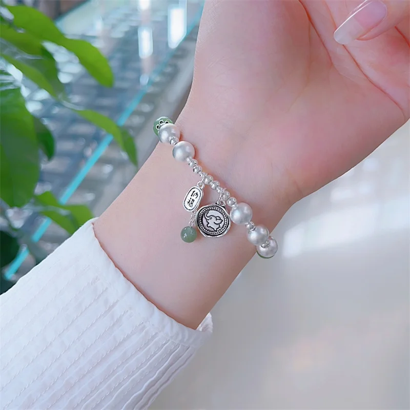 Sterling Silver Bracelet S925 For Woman Female Girl Original Manual Lovers Retro Style Popular Gift Fashion Boutique Jewelry
Sterling Silver Bracelet S925 For Woman Female Girl Original Manual Lovers Retro Style Popular Gift Fashion Boutique Jewelry