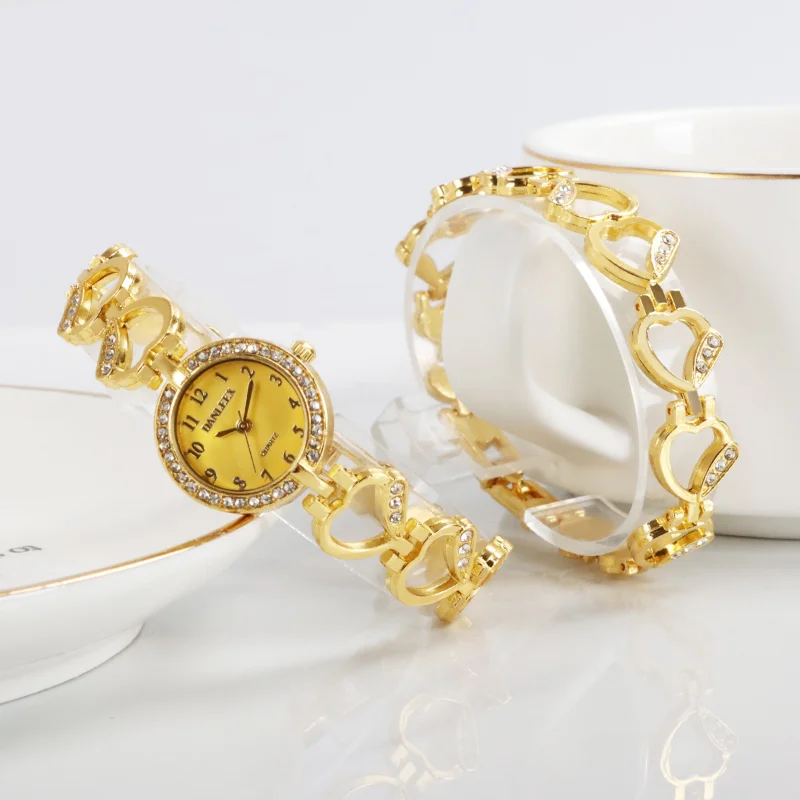 2023 Fashion Women Heart Bracelet Watch Rose Gold Quartz Watch Wristwatch Women Dress Casual Bracelet Watches Gift Accessories
2023 Fashion Women Heart Bracelet Watch Rose Gold Quartz Watch Wristwatch Women Dress Casual Bracelet Watches Gift Accessories