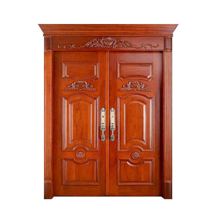 Customized Size Luxury Front Entrance Solid Wood Double Door Newest Design With Competitive Price Main Double Door Wooden
Customized Size Luxury Front Entrance Solid Wood Double Door Newest Design With Competitive Price Main Double Door Wooden