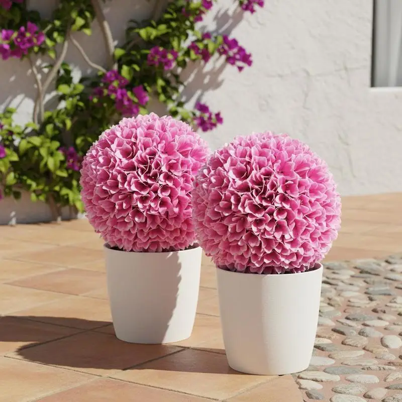 2 Pieces Artificial Plant Topiary Balls Faux Boxwood Decorative Balls-Pink
2 Pieces Artificial Plant Topiary Balls Faux Boxwood Decorative Balls-Pink
